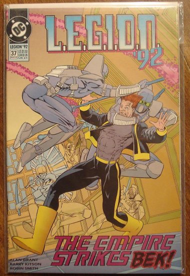 L.E.G.I.O.N. '92 #37 comic book - DC Comics, Legion of Super-Heroes, LSH