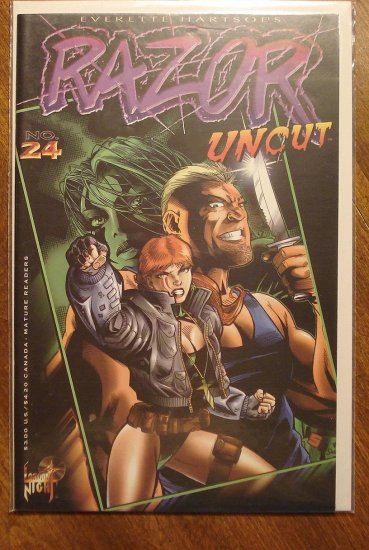Razor Uncut #24 comic book - London Night comics - adults only!