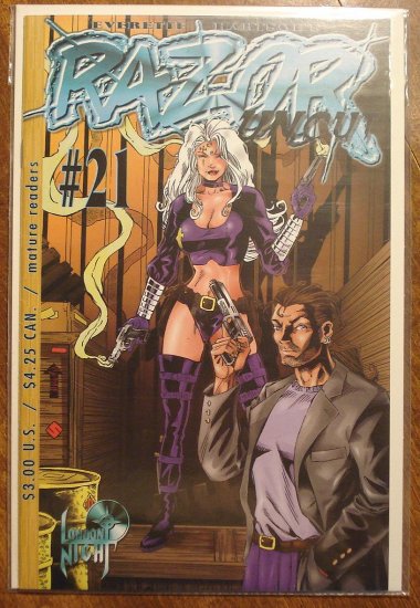 Razor Uncut #21 comic book - London Night comics - adults only!