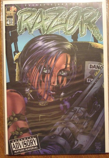 Razor #4 comic book - London Night comics - adults only!