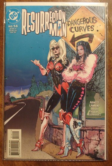 Resurrection Man #14 comic book - DC Comics