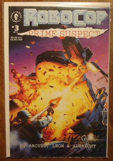 RoboCop: Prime Suspect #3 comic book - Dark Horse Comics