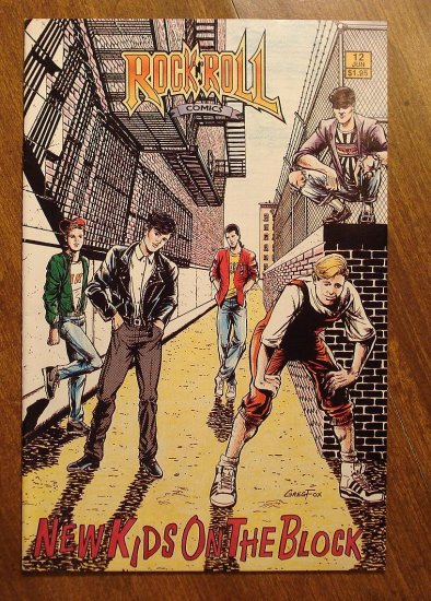 Rock n' Roll Comics #12 - The New Kids on the Block comic book - Revolutionary Comics