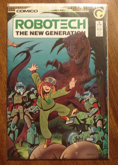 Robotech: The New Generation #9 comic book - Comico Comics
