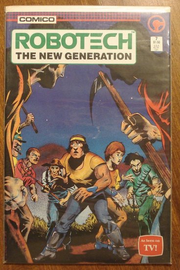 Robotech: The New Generation #7 comic book - Comico Comics