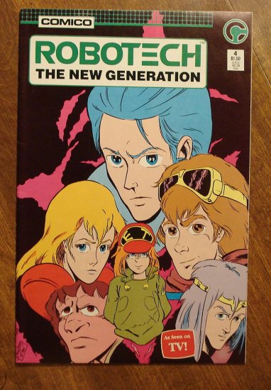 Robotech: The New Generation #4 comic book - Comico Comics