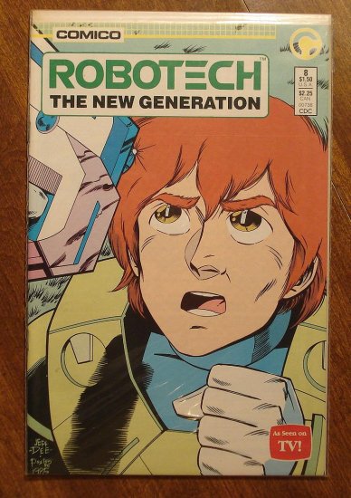 Robotech: The New Generation #8 comic book - Comico Comics