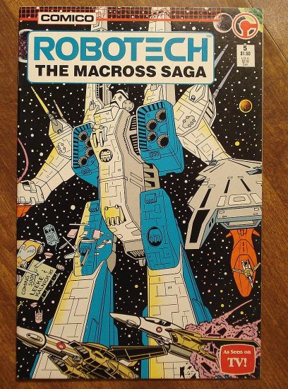 Robotech: The Macross Saga #5 comic book - Comico Comics
