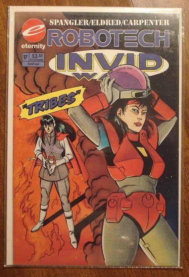 Robotech: Invid War #17 comic book - Eternity Comics