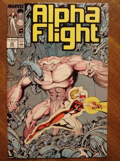 Alpha Flight #56 comic book - Marvel Comics