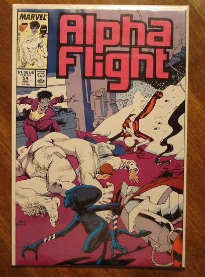 Alpha Flight #54 comic book - Marvel Comics