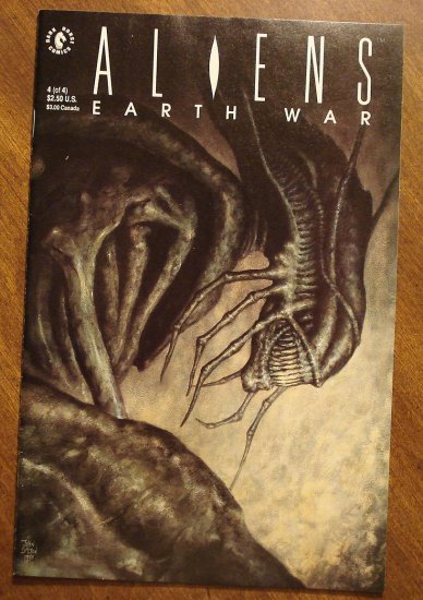 Aliens: Earth war #4 comic book - Dark Horse Comics
