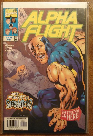 Alpha Flight #6 (1990's series) comic book - Marvel Comics