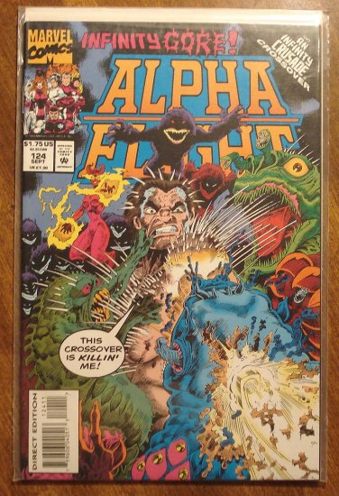 Alpha Flight #124 comic book - Marvel Comics