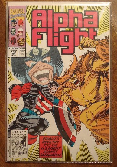Alpha Flight #103 comic book - Marvel Comics