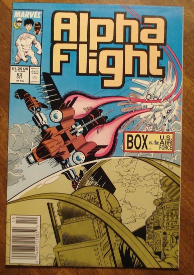 Alpha Flight #63 comic book - Marvel Comics