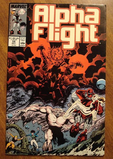 Alpha Flight #58 comic book - Marvel Comics