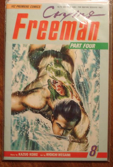 Crying Freeman #8 comic book - Viz Comics, manga