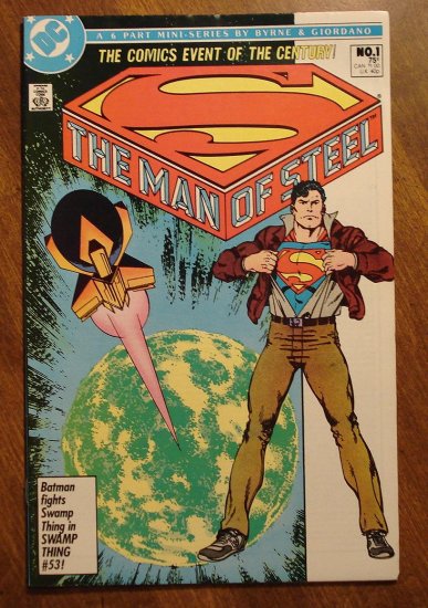 Man of Steel #1 comic book - DC Comics, NM/M, John Byrne, Regular cover, Superman