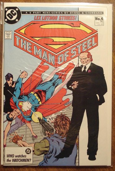 Man of Steel #4 comic book - DC Comics, NM/M, John Byrne, Superman