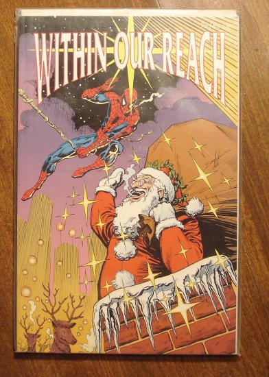 Within Our Reach Christmas story collection comic book TPK starring Spider-Man, NM/M