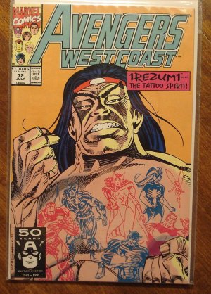 Avengers West Coast #72 comic book - Marvel Comics