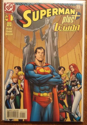 Superman Plus The Legion of Super-heroes (LSH) #1 comic book - DC Comics