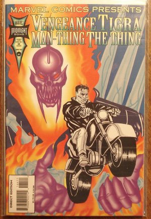 Marvel Comics Presents #164 comic book, Vengeance, Tigra, The Thing, Man-Thing