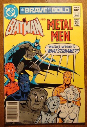 Brave & The Bold #187 comic book, Batman & Metal Men - DC comics