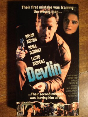 Devlin VHS video tape movie film, Lloyd Bridges, Bryan Brown, Roma Downey