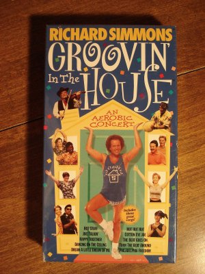 Richard Simmons - Groovin In The House aerobics exercise workout VHS video tape movie film,