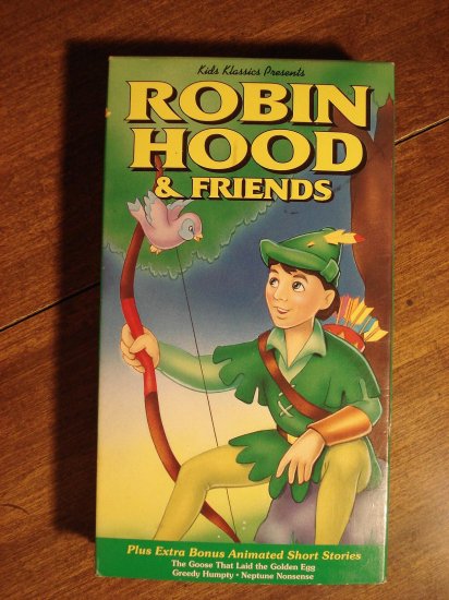Robin Hood & Friends VHS animated video tape movie film cartoon