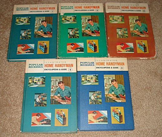 Popular Science & Mechanics Do it Yourself & Home Handyman books 1956 1961 plumbing electrical etc