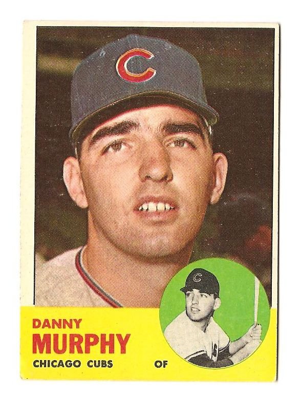 1963 Topps baseball card #272 Danny Murphy VG Chicago Cubs