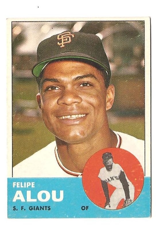 1963 Topps baseball card #270 Felipe Alou VG San Francisco Giants