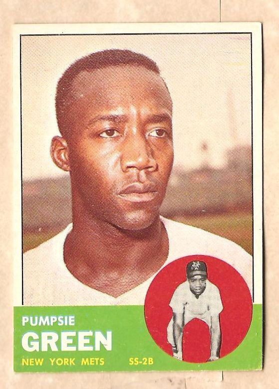 1963 Topps baseball card #292 Pumpsie Green EX New York Mets