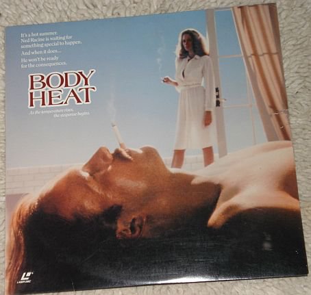 Body Heat Laserdisc (laser disc) movie William Hurt, Kathleen Turner, Richard Crenna