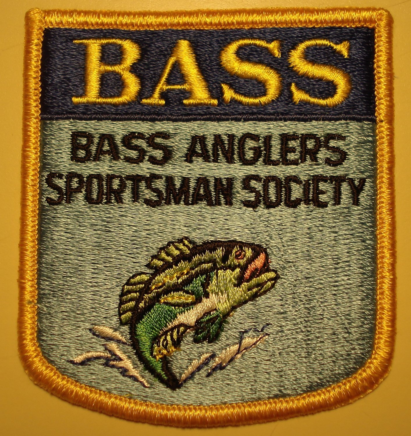 Bass Anglers Sportsman Society Cloth Sew-on Patch, Never Used, Perfect ...