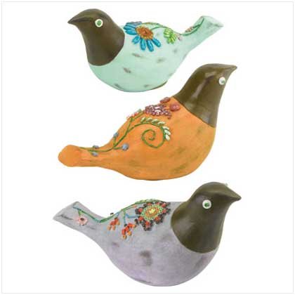 FOLK ART BIRD FAMILY