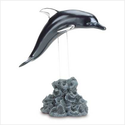 LEAPING DOLPHIN FIGURINE
