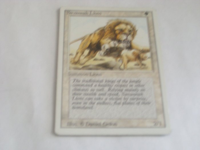Magic The Gathering - Savannah Lions