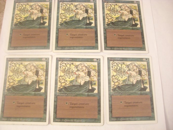 Magic The Gathering - Regeneration Set of 6
