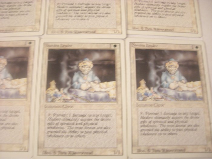 Magic The Gathering - Samite healer Set of 7