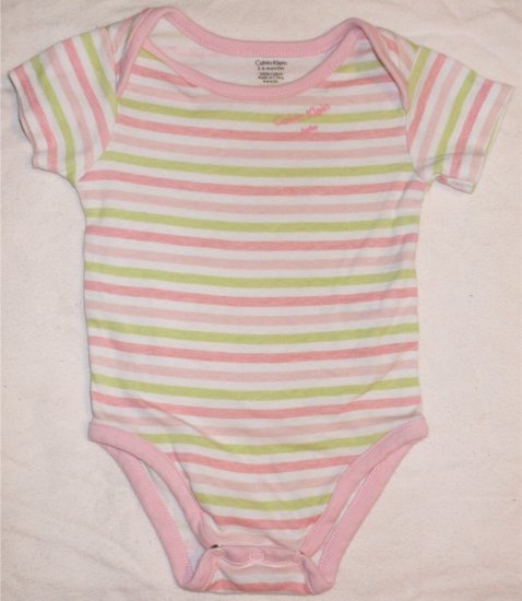 Calvin Klein one piece onesie 3-6 months shirt bodysuit 001119