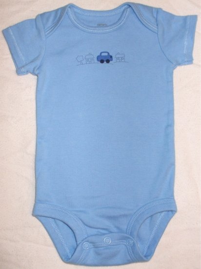 Carter's one piece onesie nb newborn shirt bodysuit 001121