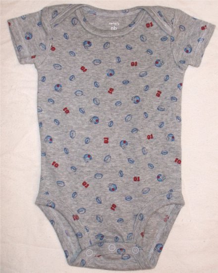 Carter's one piece onesie nb newborn shirt bodysuit 001124