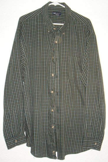 Cherokee button front shirt sz XL 00217