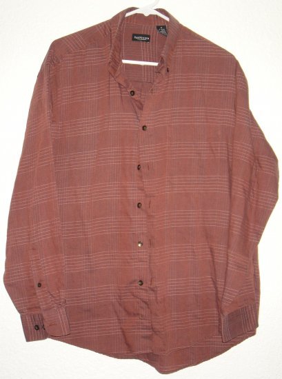 VanHeusen button front shirt sz Medium 15 15-1/2 00227