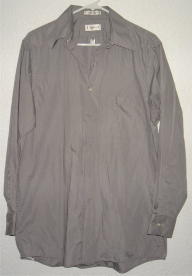 VanHeusen button front shirt sz Medium 15 15-1/2 00228