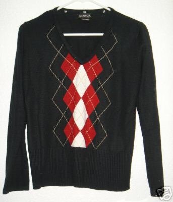 George sweater shirt sz Medium 8 / 10 00302